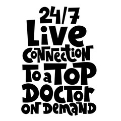 Online doctor lettering