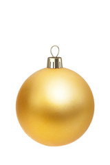 Christmas Ornaments isolated on a white background.