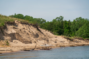 Coastline at Indiana Dunes National Park