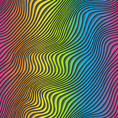 Rainbow stripes seamless texture.