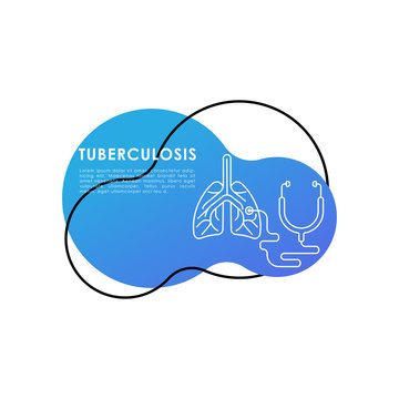 recommend clip art: Tuberculosis - Medical Lungs Vector illustration