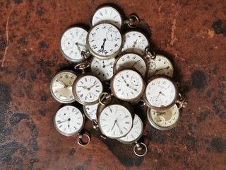 old pocket watch / time and future