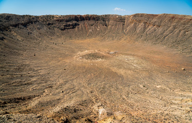 Overlook of the Caynon at Meteor Crater © Zack Frank