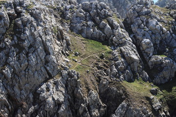 Landscape of Brittany  coast is ideal for back to nature breacks. The pointe de Pen-Hir  is a promontory of the Crozon peninsula in Brittany, France.
