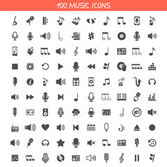 Collection music icons