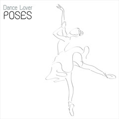 silhouette of a dancer