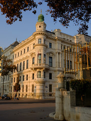 October 19, 2018 Austria. city of Vienna. historical building in classic style