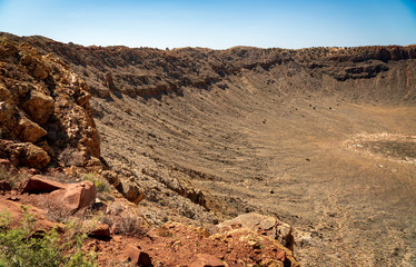 Overlook of the Caynon at Meteor Crater