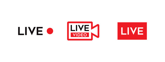 LIVE video icon.