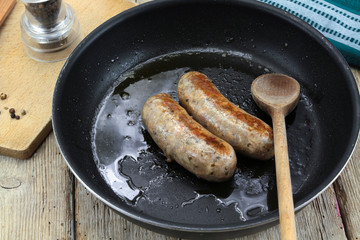 andouillette grilled in a pan