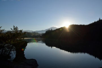 恵那山からの日の出