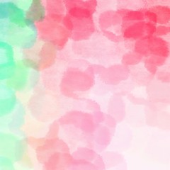 abstract futuristic clouds pastel pink, light coral and aqua marine background with space for text or image