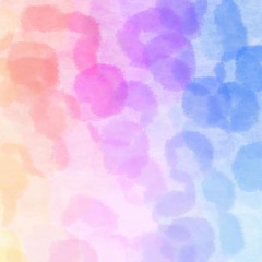 abstract confetti bubbles pastel pink, light sky blue and lavender blue background with space for text or image