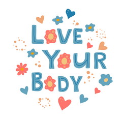 Love your body phrase