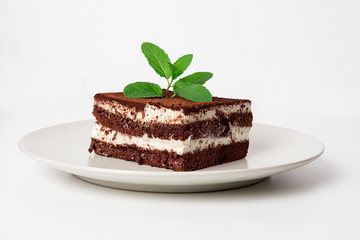 Prepared for special occasions, delicious and beautiful cake tiramisu