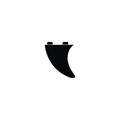 Surf fin icon.