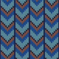 Fashionable downward arrow lines knitting texture 