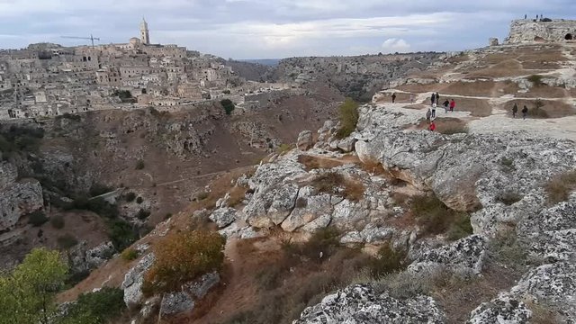 Matera - Panoramica dall'altopiano di Murgia Timone