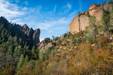 View of the Landscape at Pinnacles National Park