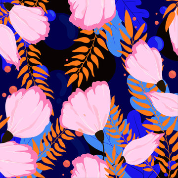 Illustration of floral pattern
