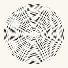 Halftone radial dotted pattern - 301115154