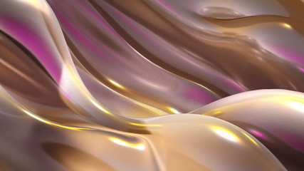 Beautiful, light, elegant background. 3d illustration, 3d rendering.