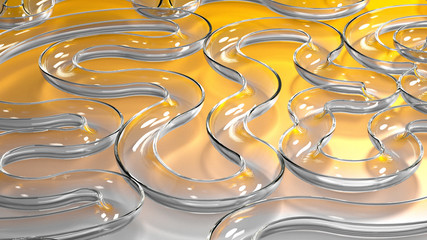 Elegant minimal background. 3d illustration, 3d rendering.