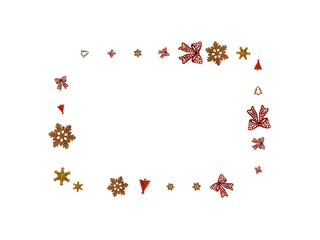 Christmas Background Gold. 2020New Year pattern and Xmas celebration decoration isolated on white. Banner mock up for display of product or design content