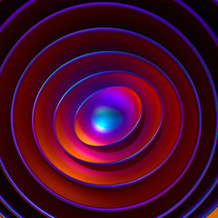 Geometric background. 3d illustration, 3d rendering.