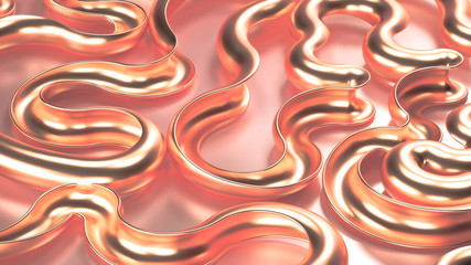 Elegant minimal background. 3d illustration, 3d rendering.