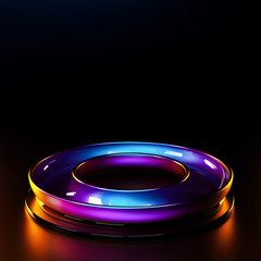 Elegant minimal background. 3d illustration, 3d rendering.