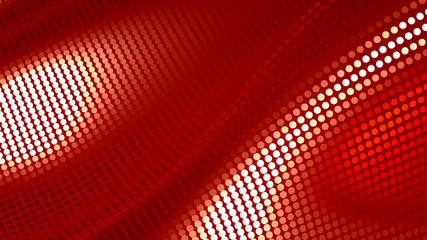 Luxury background with metal drapery fabric. 3d illustration, 3d rendering.