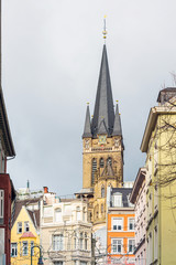 old Town buildings in Aachen, Germany