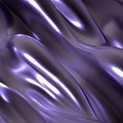 Luxury background with metal drapery fabric. 3d illustration, 3d rendering.