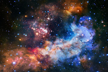 Space and galaxy. The elements of this image furnished by NASA.