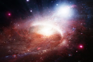 Starry outer space. The elements of this image furnished by NASA.