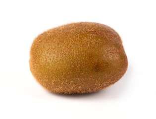 Close up kiwi fruit isolated on the white background