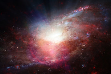 Starry outer space. The elements of this image furnished by NASA.