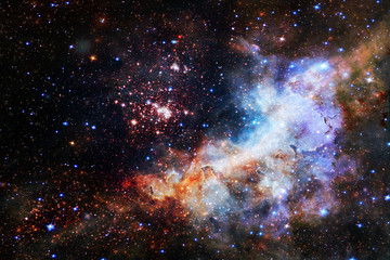 Gorgeous galaxy and stars. The elements of this image furnished by NASA.