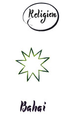 Religious sign-Bahai