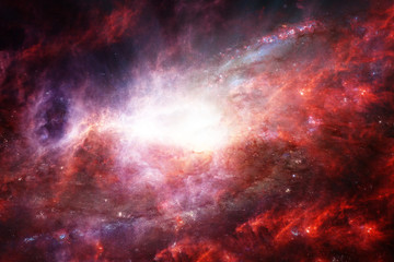Marvelous galaxy in a deep space. The elements of this image furnished by NASA.