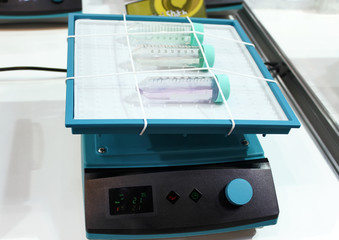 Test tubes in laboratory