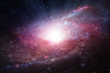 Marvelous galaxy in a deep space. The elements of this image furnished by NASA.