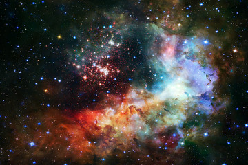 Obraz na płótnie Canvas Space and galaxy. The elements of this image furnished by NASA.
