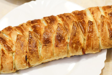 homemade sesame pie with crust