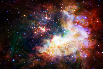 Space and galaxy. The elements of this image furnished by NASA.