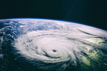 View of the earth from the cosmos. The elements of this image fu