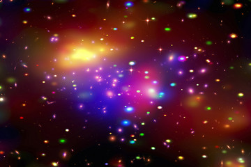 Fototapeta na wymiar Star cluster and galaxy. The elements of this image furnished by NASA.