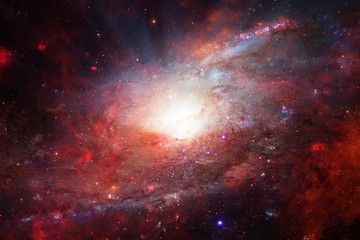 Marvelous galaxy in a deep space. The elements of this image furnished by NASA.