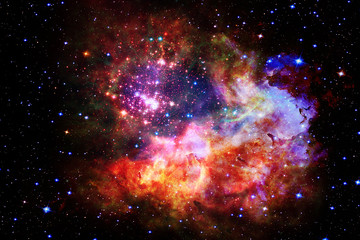 Space and galaxy. The elements of this image furnished by NASA.